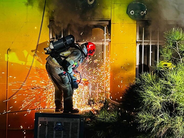 آتش‌سوزی صادقیه تهران