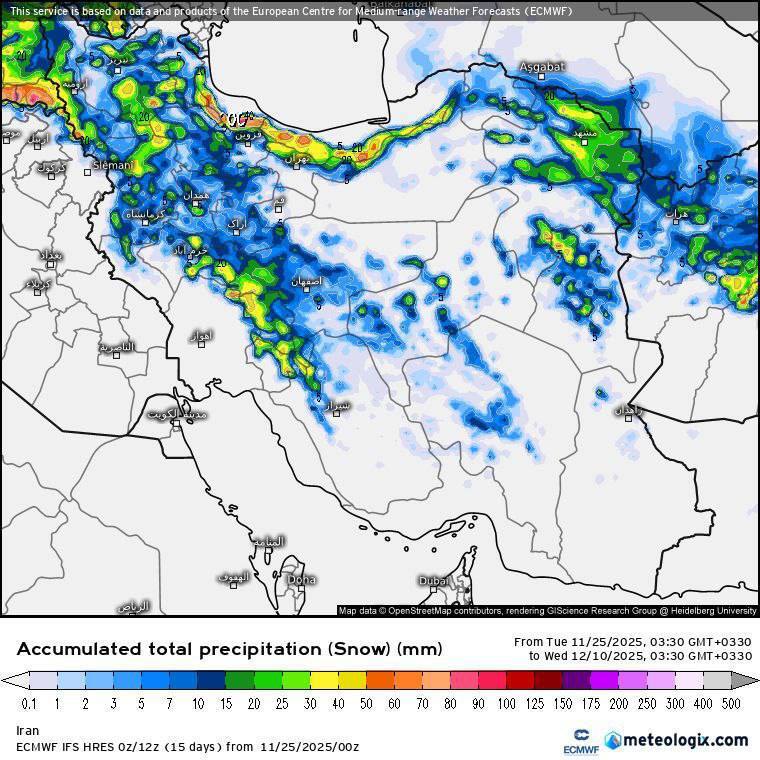 نقشه  هواشناسی