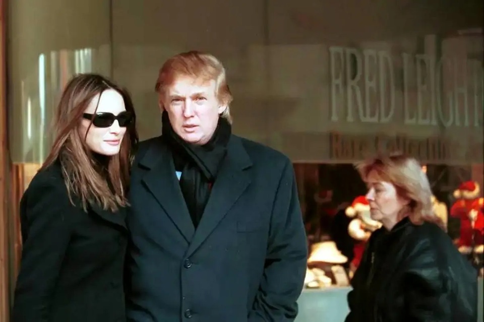 ترامپ و همسرش