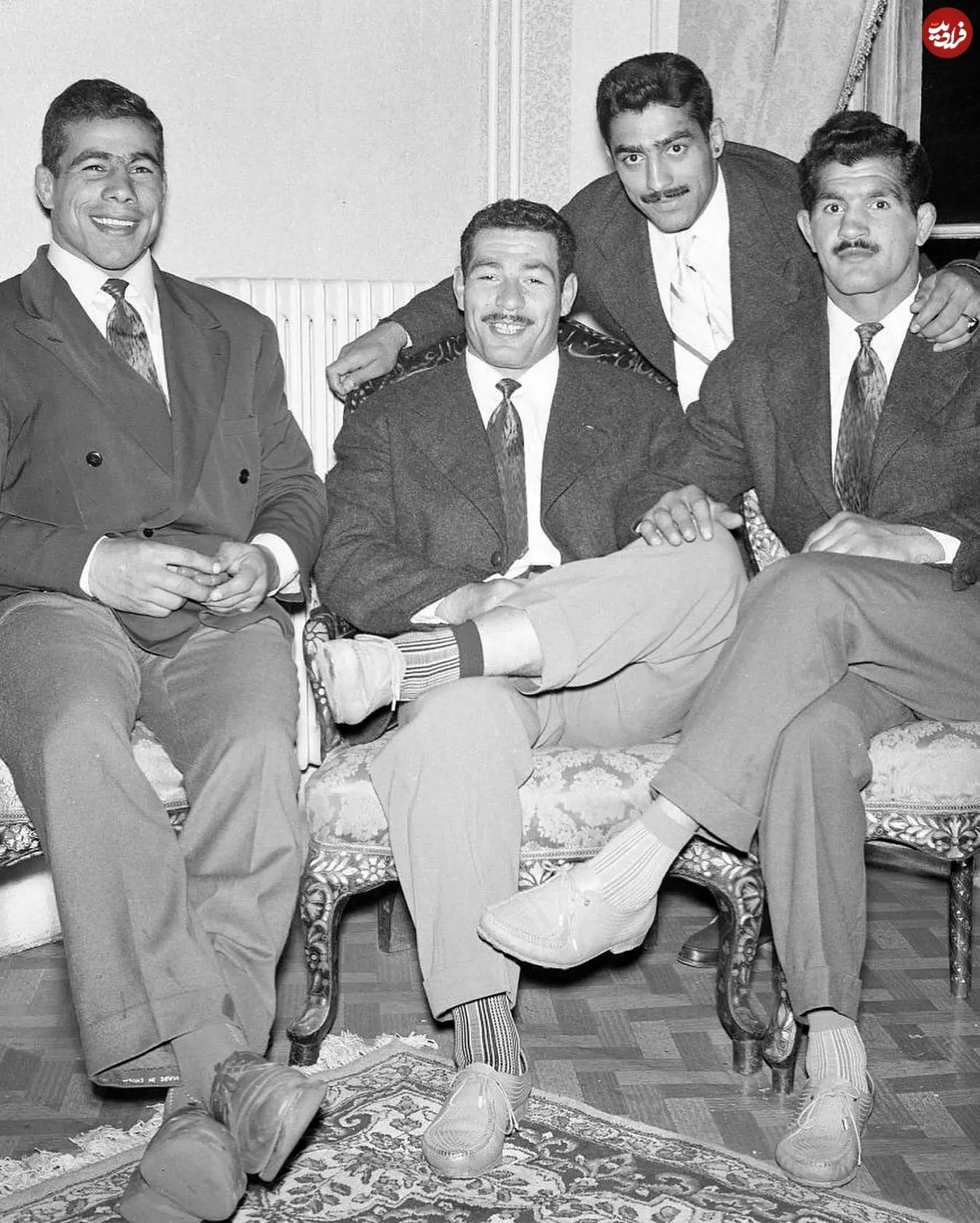 غلامرضا تختی و محمدعلی فردین