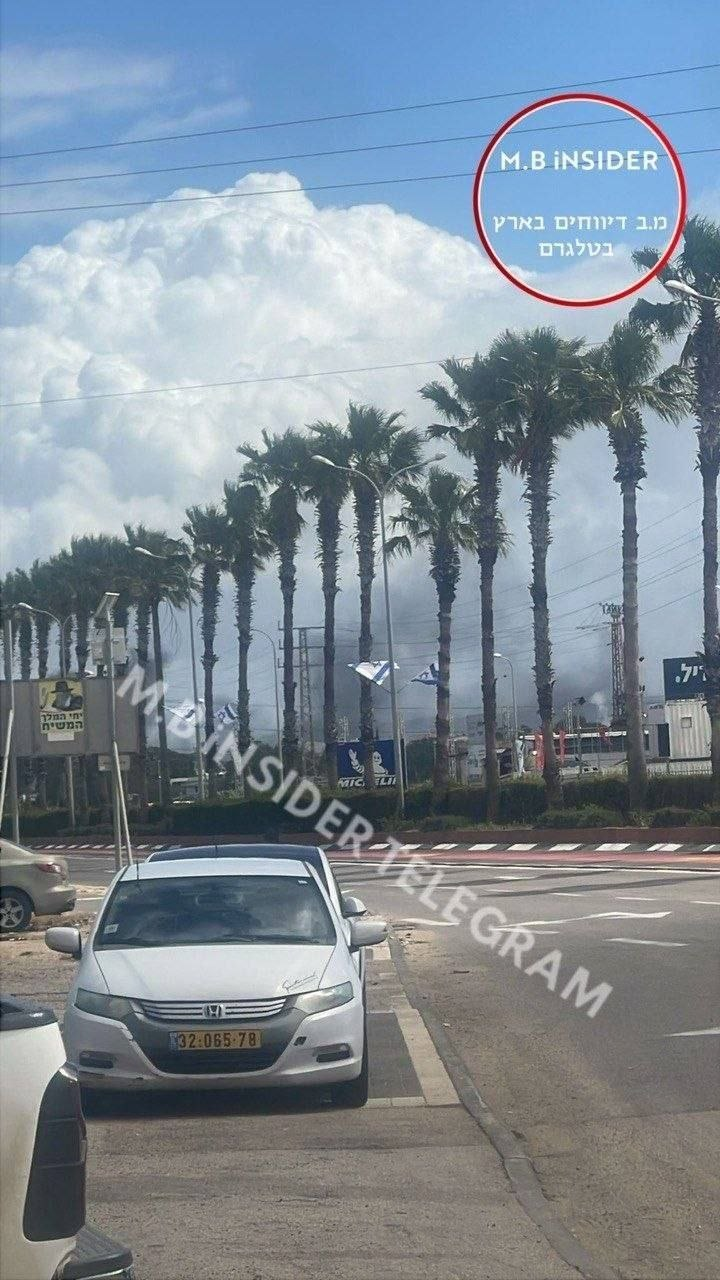 فیلم/انفجار در بندر حیفا