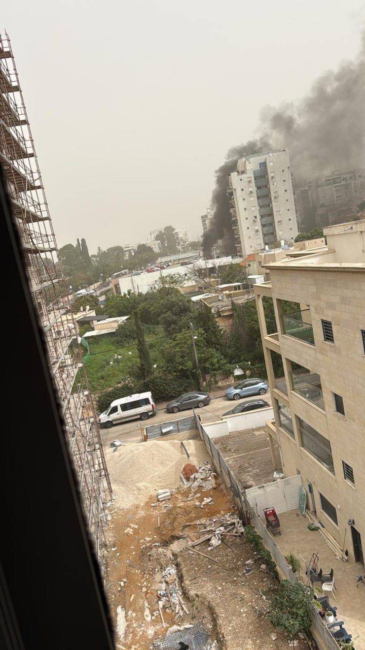 صاویر پس از حملات اخیر ایران به کریات آتا، شمال اسراییل