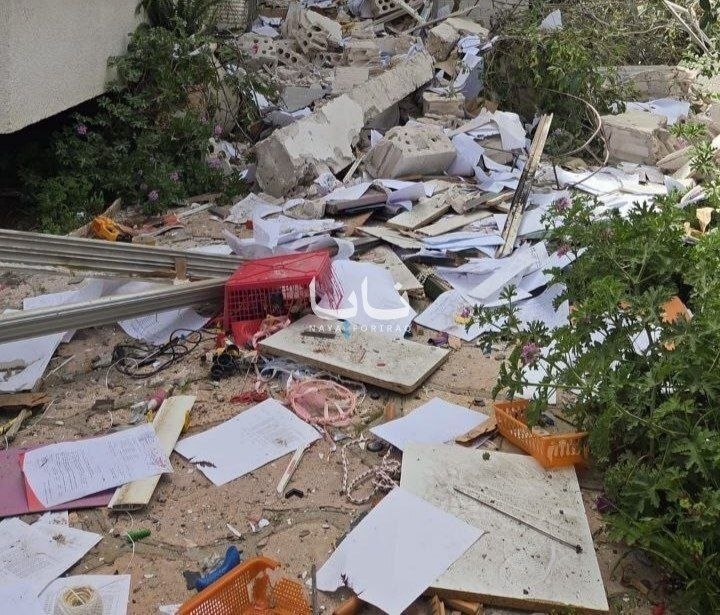 عکس/ اصابت موشک بارشی به بنی براک