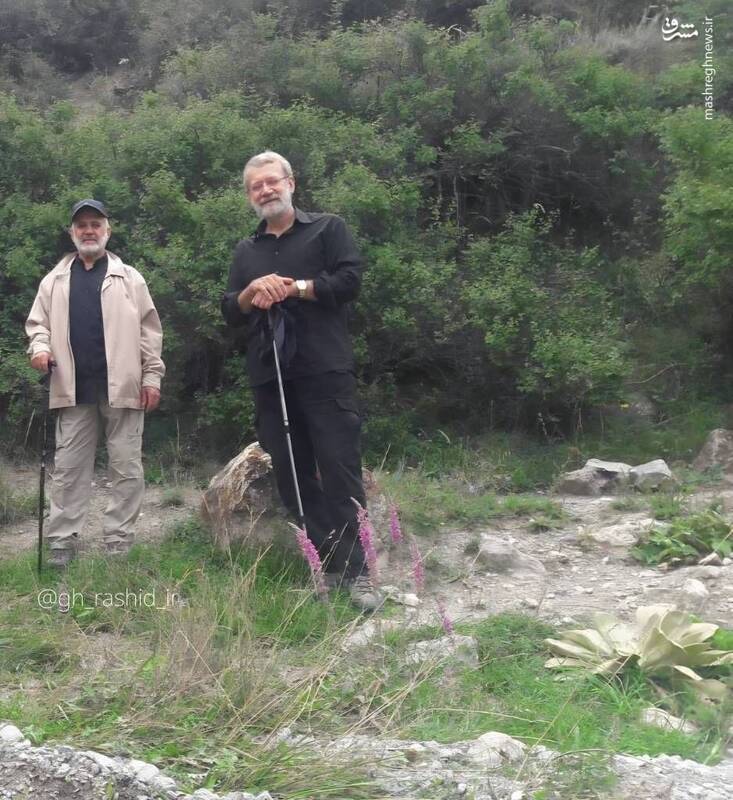 سردار رشید و دکتر علی لاریجانی