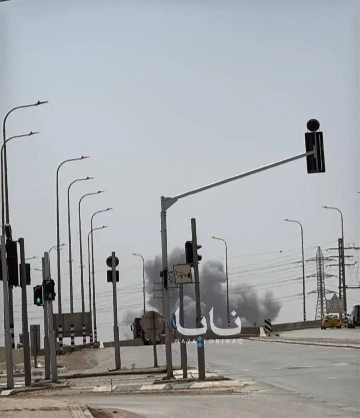 تصویر برخورد موشک ایران به یک منطقه صنعتی در اسرائیل