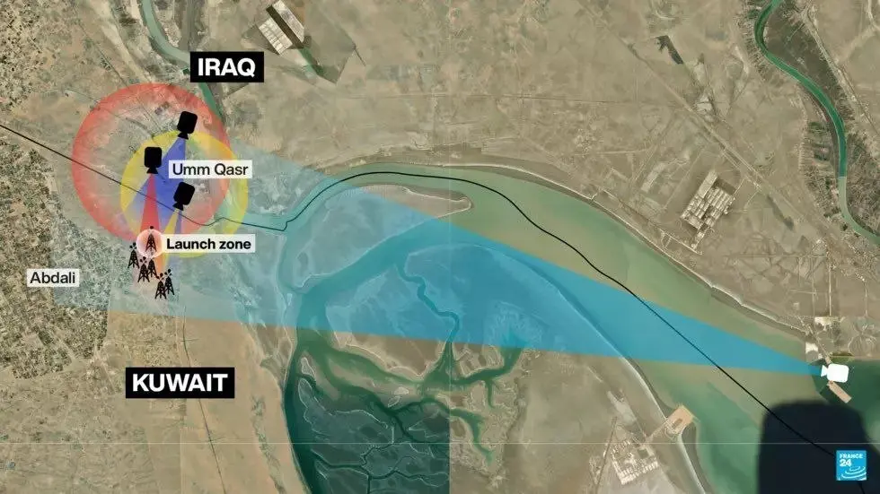 حمله آمریکا به ایران از کویت