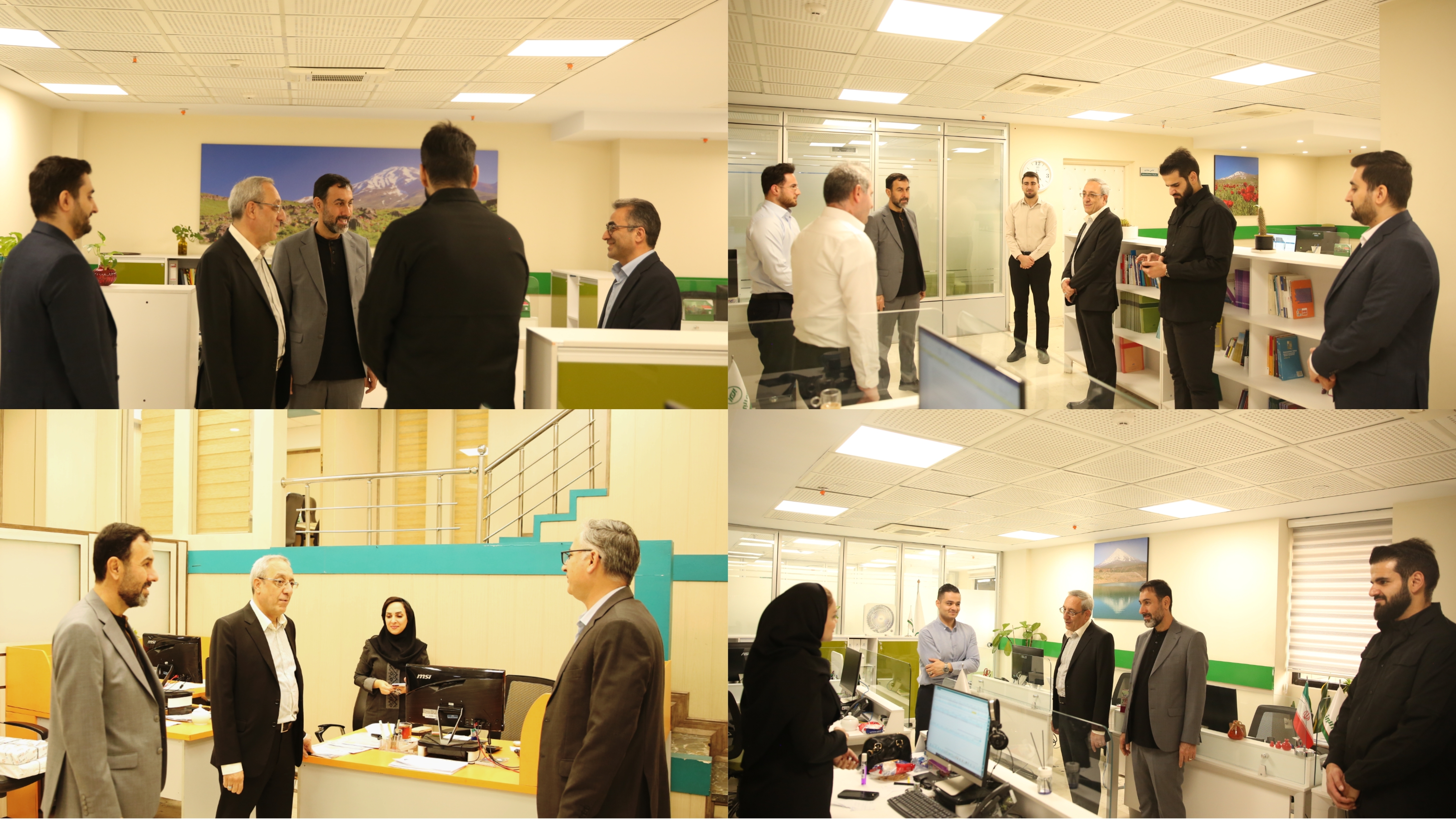 بازدید میدانی عضو هیئت مدیره بیمه البرز از ساختمان‌های ستادی پایتخت در شرایط ویژه