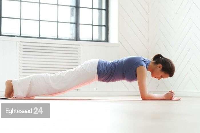 حرکات ورزشی پلانک برای ورزش زنان خانه دار در خانه