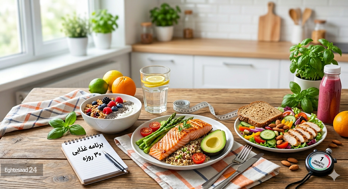 رژیم لاغری یک‌ماهه