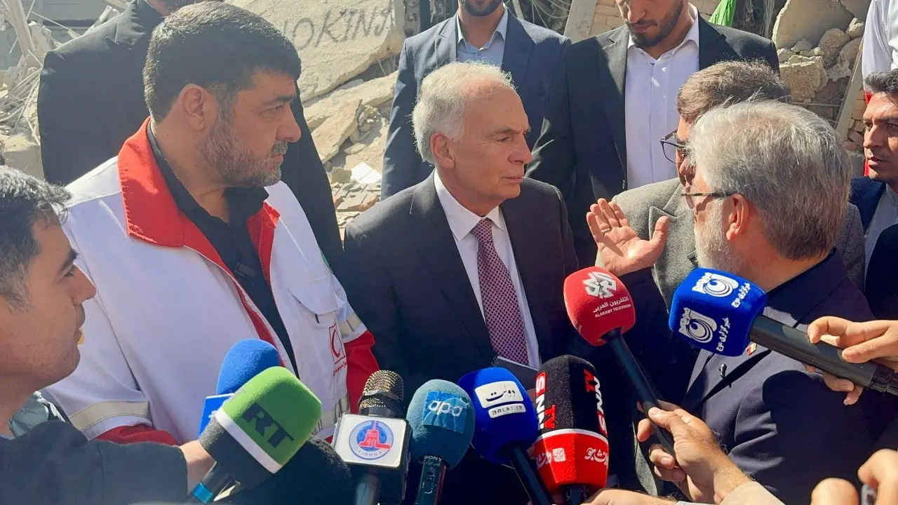 عکس/  بازدید فرستاده ویژه سازمان ملل از دانشگاه شریف