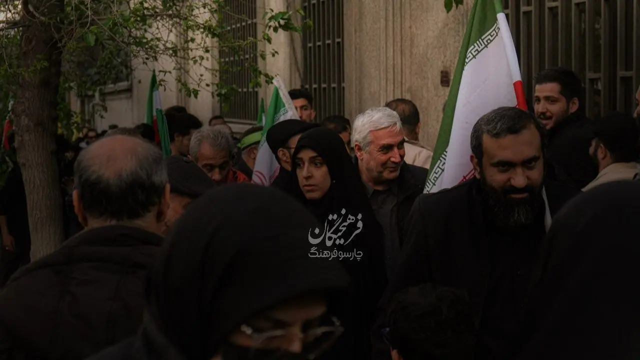 ابراهیم حاتمی‌کیا در چهلم رهبر