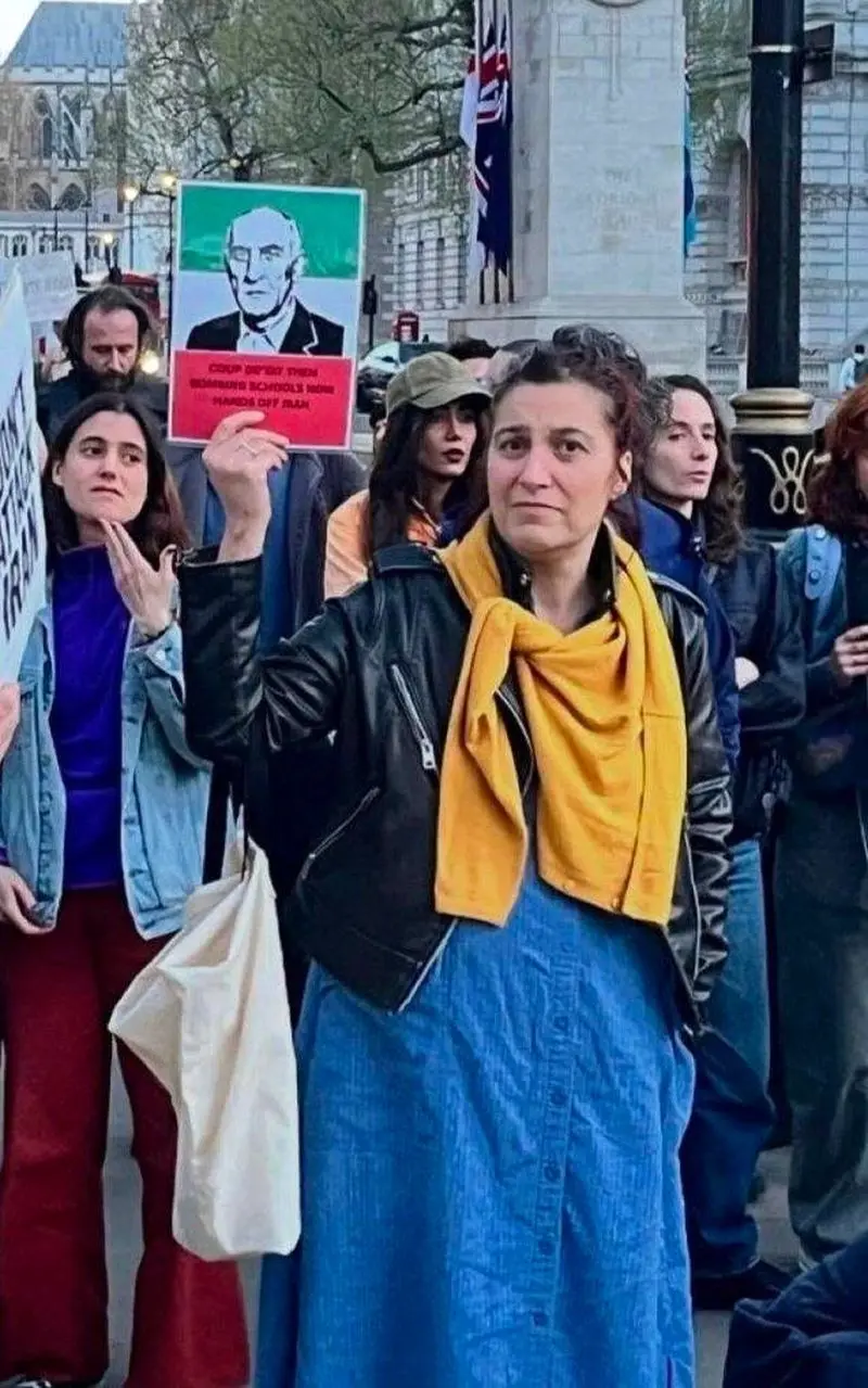 حمایت فلامک جنیدی از ایران در لندن