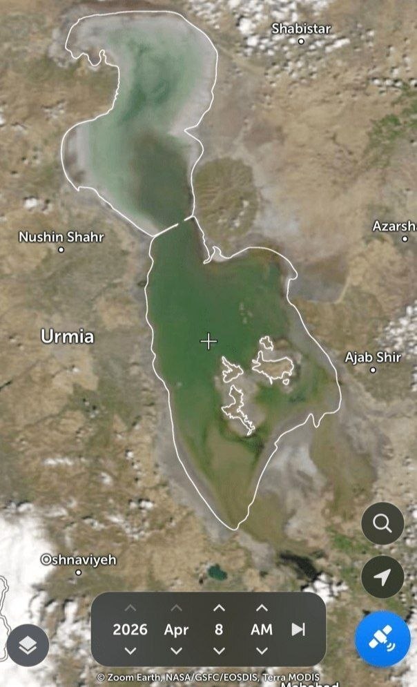 دریاچه ارومیه هم رکورد زد