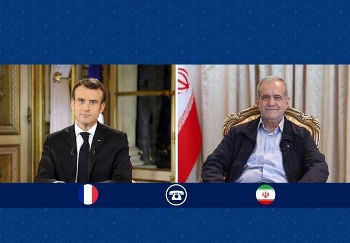 مذاکره ماکرون و پزشکیان