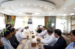 دیدار مدیرعامل سازمان منطقه آزاد کیش با جمعی از بومیان جزیره