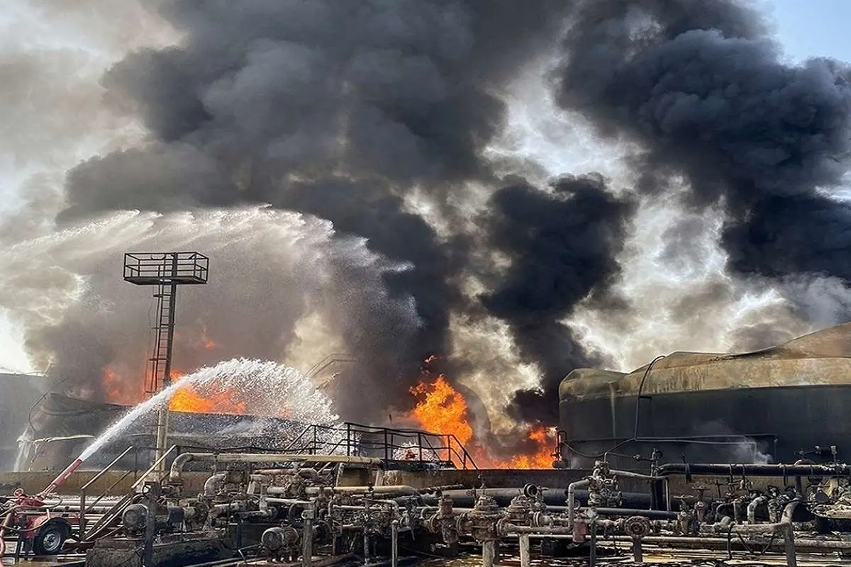 مشاهده دود در مناطق جنوبی تهران