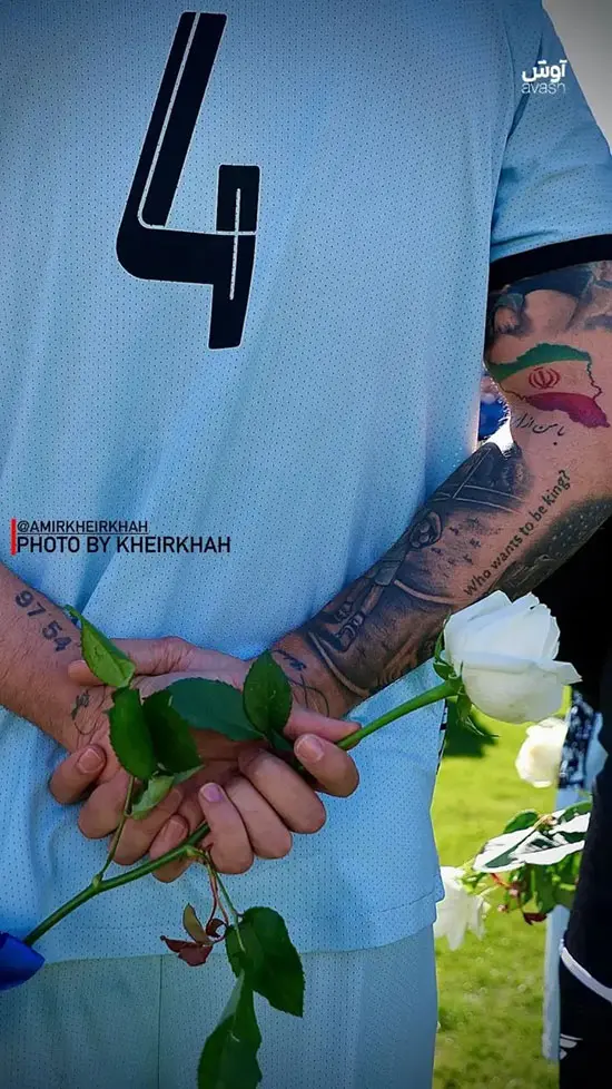 تتوی تازه روزبه چشمی غوغا کرد