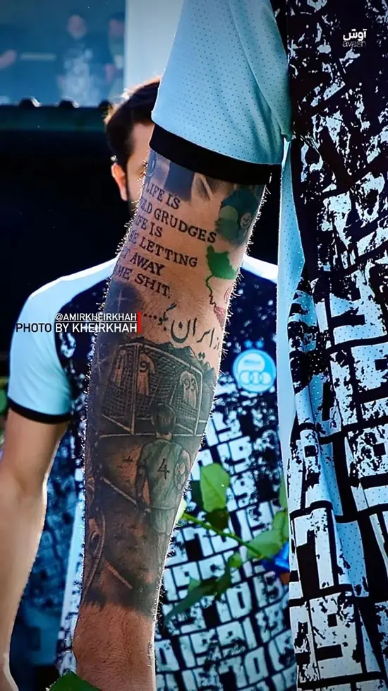 تتوی تازه روزبه چشمی غوغا کرد