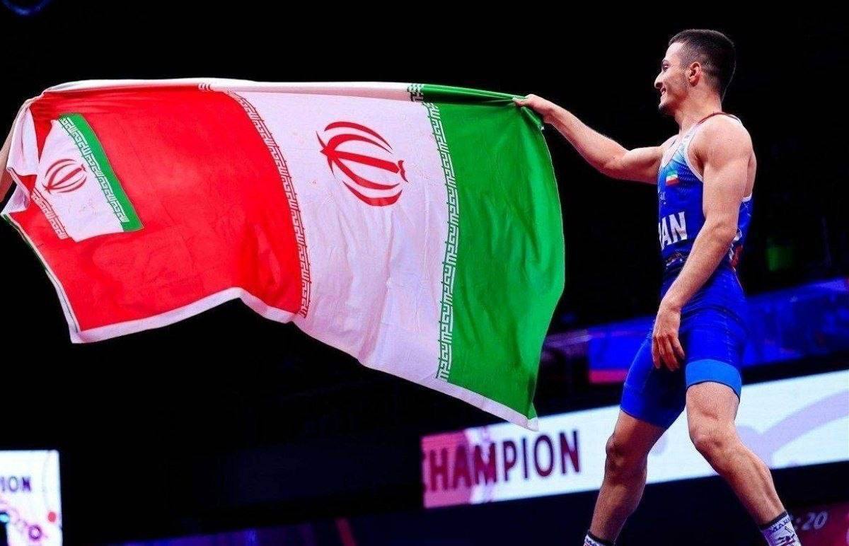 تیم کشتی آزاد ایران قهرمان آسیا شد