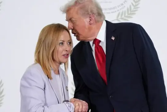 دونالد ترامپ و ملونی