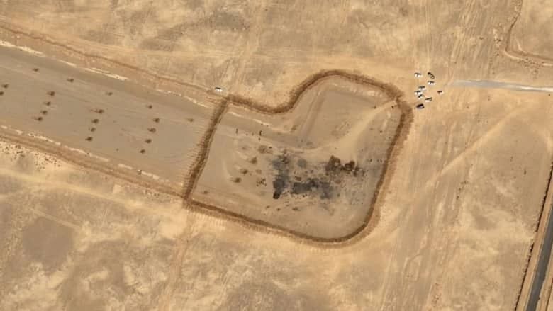 لاشه هواپیماهای منهدم شده امریکایی