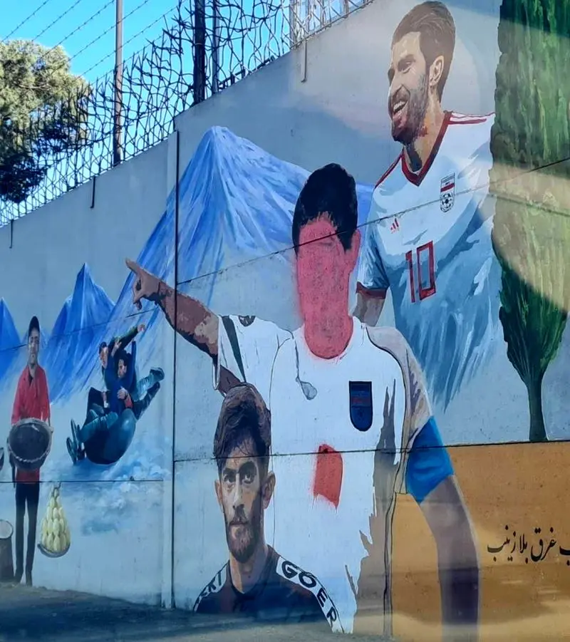 عکس مخدوش شده علی دایی