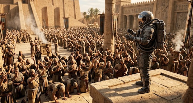 فرضیه «فضانوردان باستانی»