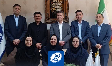 بازدید مدیرعامل بیمه معلم از شعبه همدان