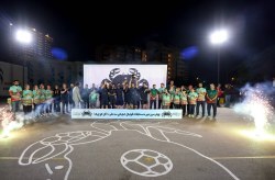 قهرمانی تیم آتش‌نشانی در مسابقات فوتبال گل‌کوچک کیش