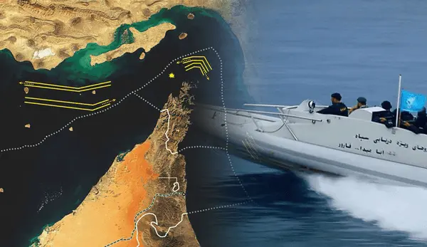 برای اولین‌بار تنگه هرمز دوطرفه بسته شد