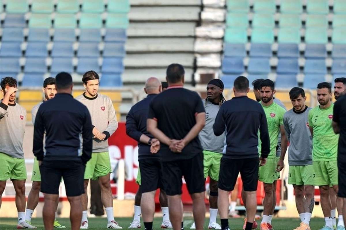 تمرینات بازیکنان پرسپولیس