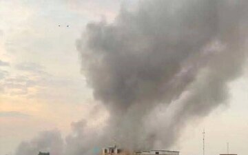 عکس/ حمله هوایی به شهر موصل عراق