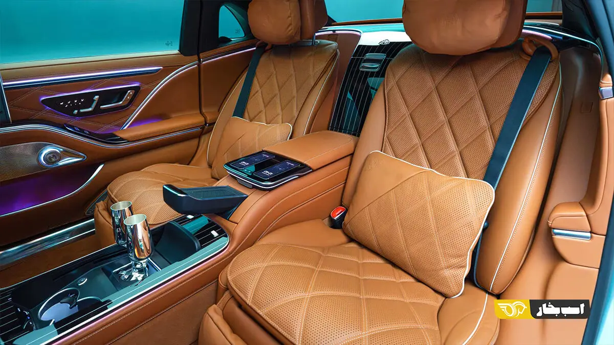 داخل ماشین سرسدس s-class