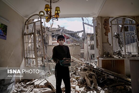 تصاویری از حمله به مناطق مسکونی در تهران