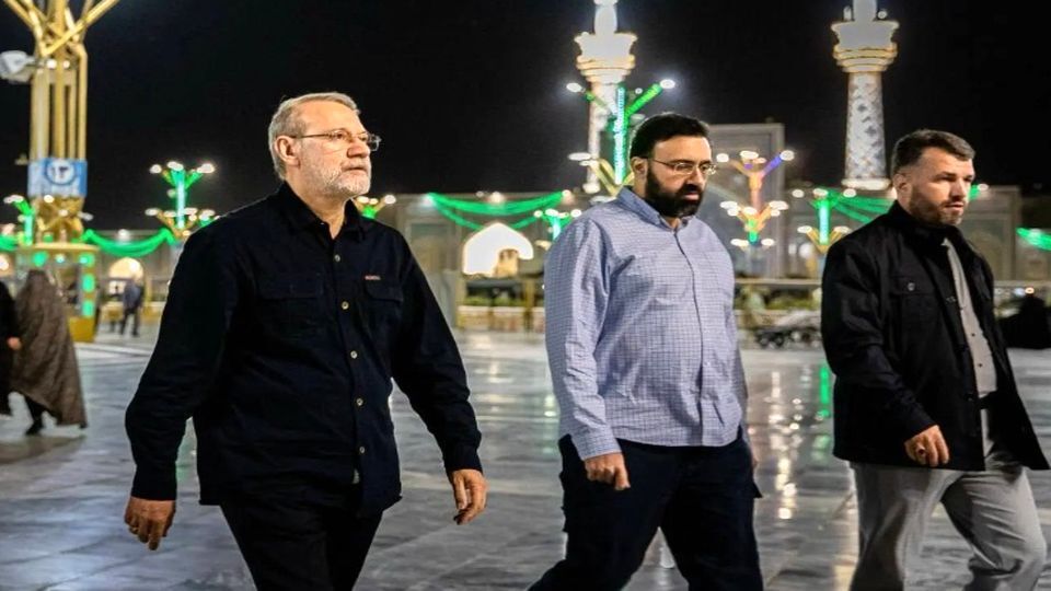 علی لاریجانی و پسرش