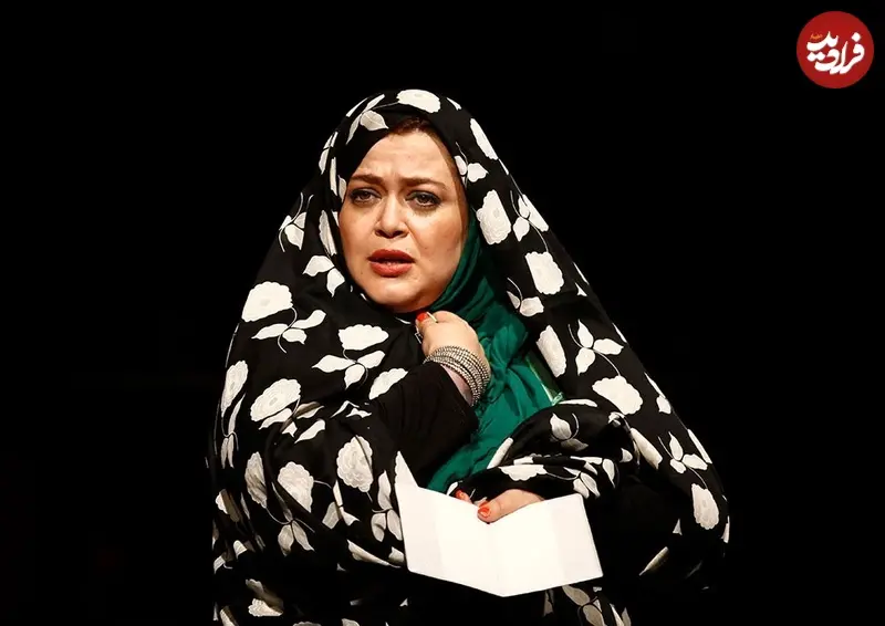 استایل جالب بهاره رهنما با چادر گل‌گلی