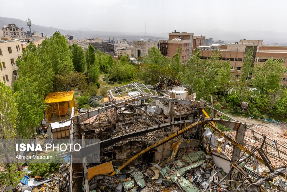 خوابگاه‌های آسیب‌دیده دانشگاه شهید بهشتی