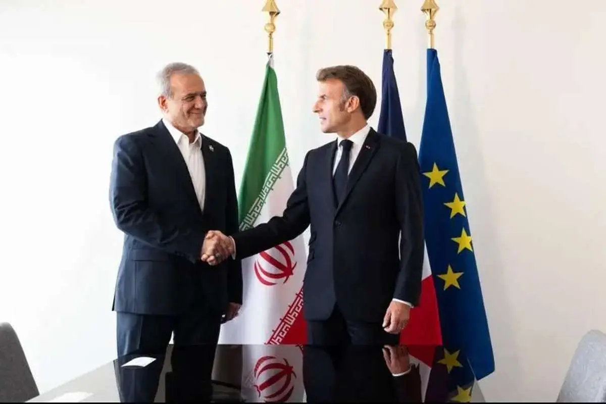 دیدار پزشکیان و مکرون