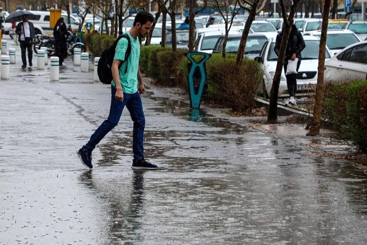 رگبار در تهران