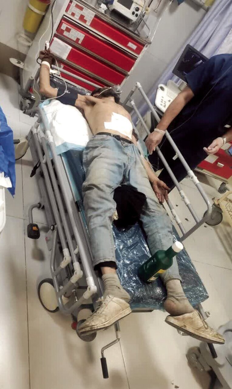 کشف یک مرد زخمی