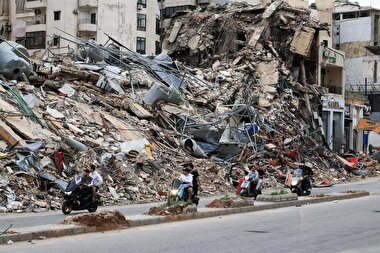 ویرانی‌های لبنان پس از آتش بس با اسرائیل