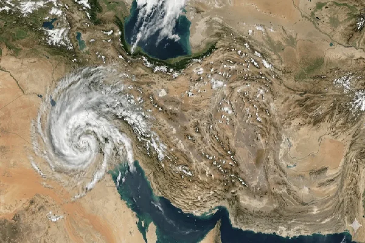 یک سامانه بارشی قدرتمندبه مرزهای ایران رسید