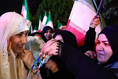 جشن عروسی زوج اهوازی در تجمع شبانه