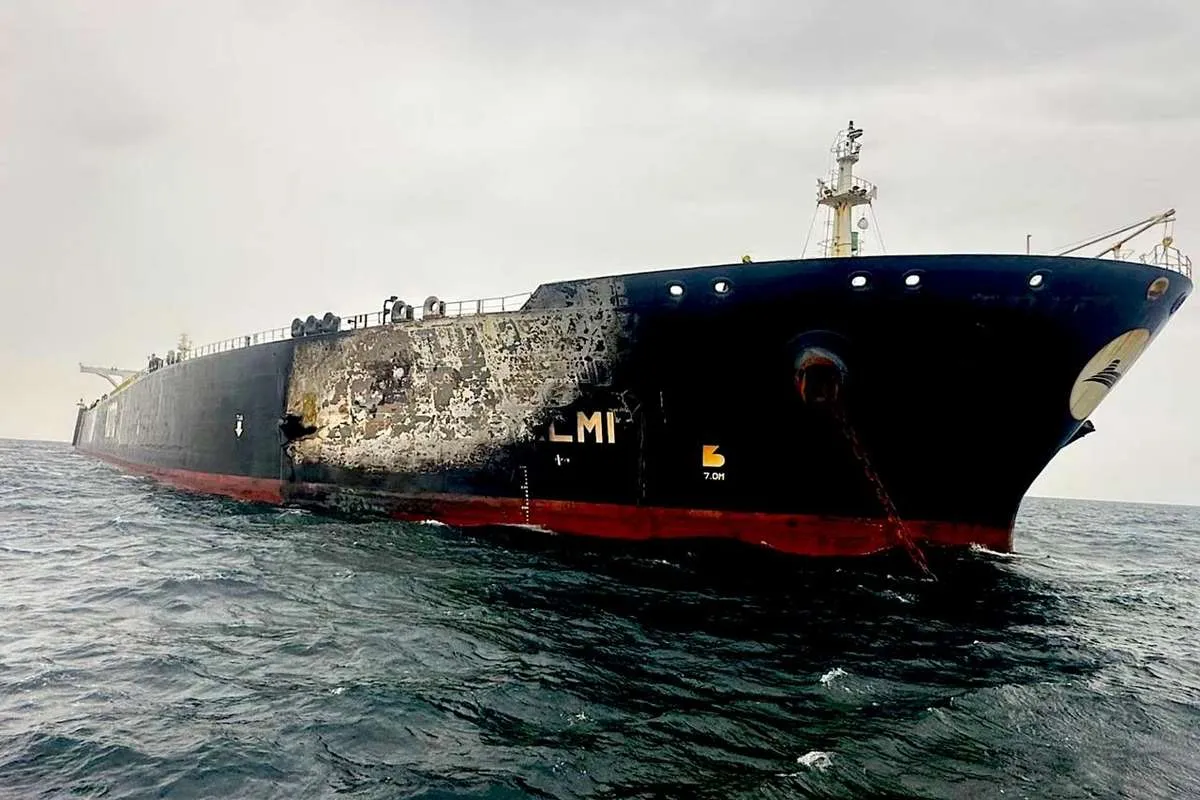 حادثه امنیتی برای یک کشتی باری در سواحل سومالی