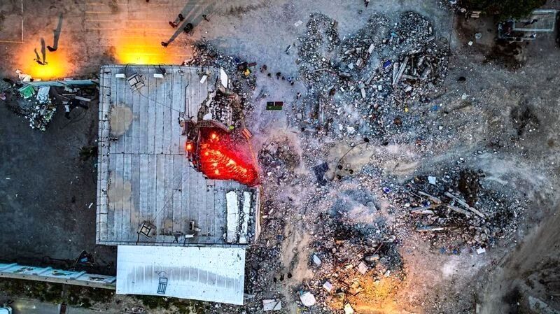 تصاویر هوایی جدید از مدرسه میناب