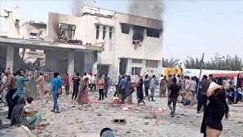 تصاویر هوایی جدید از مدرسه میناب پس از حمله آمریکا