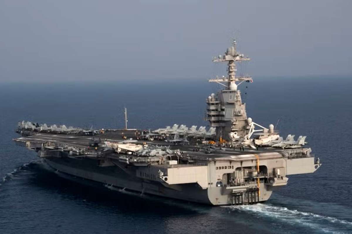 ورود سومین ناو هواپیمابر آمریکا به خاورمیانه