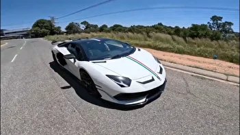 فیلم/ عبور شورولت سه تنی از روی لامبورگینی!