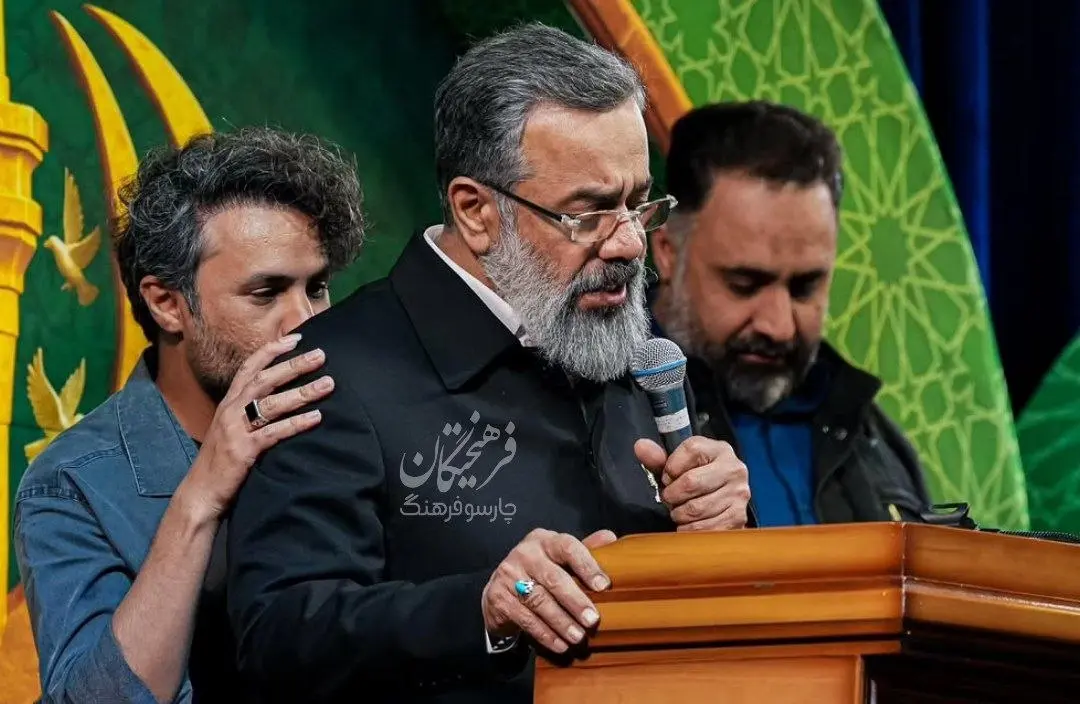 قابی متفاوت از محمود کریمی با خواننده مشهور