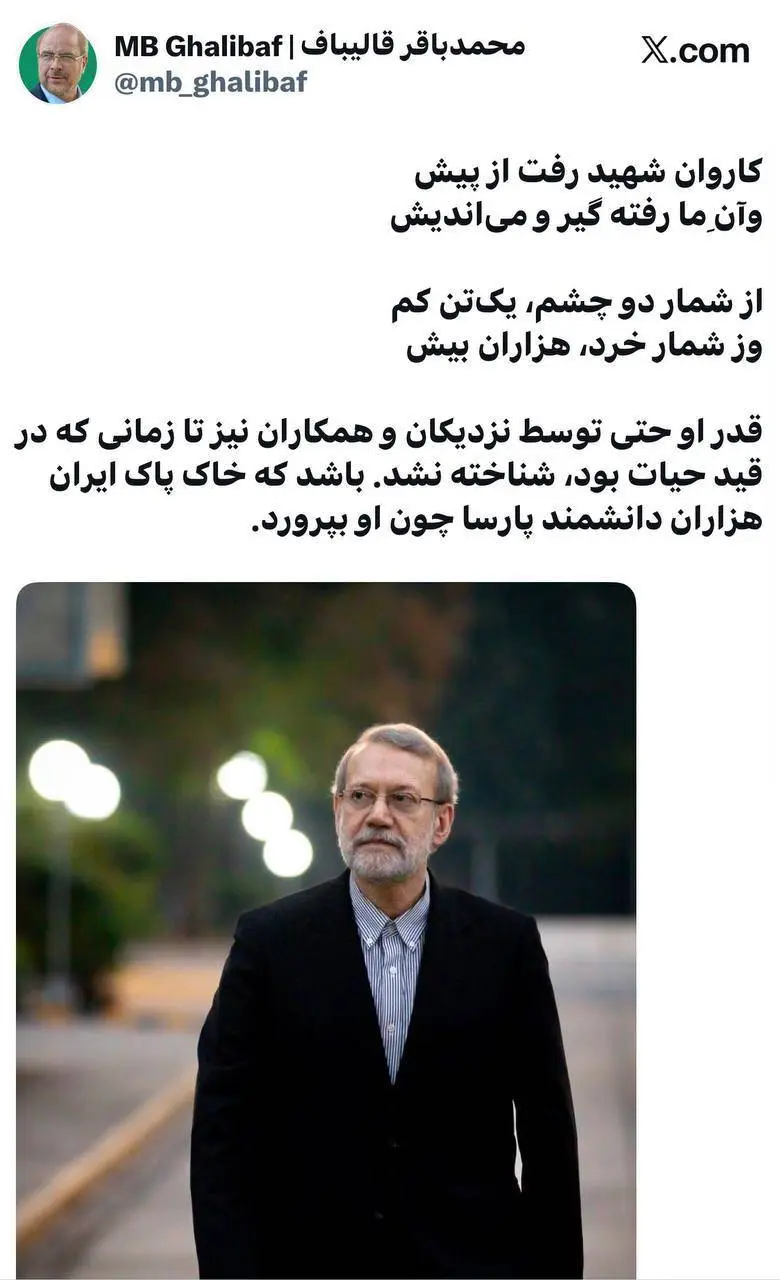 شهید علی لاریجانی